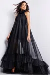 Jovani 38720 Prom Long Maxi Formal Dress In Black