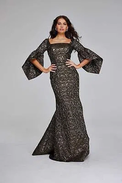 Pre-owned Jovani 39080 Evening Dress Lowest Price Guarantee Authentic In Bronze
