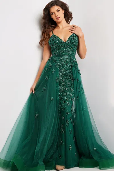 Jovani 39434 Long Prom Formal Dress In Green