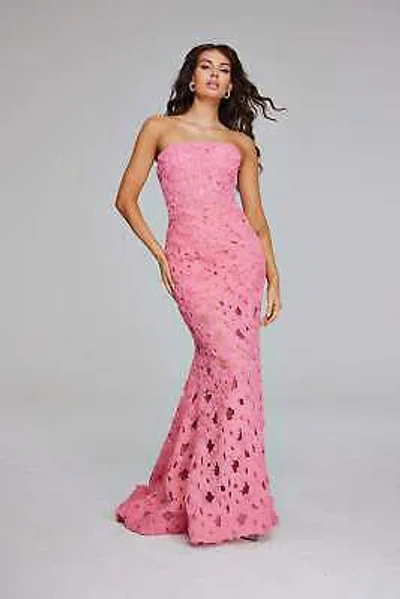 Pre-owned Jovani 40744 Evening Dress Lowest Price Guarantee Authentic In Black