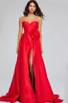 Jovani 40826 Long Formal A Line Prom Dress In Red