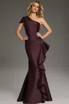 Jovani 43126 Long Fitted Formal Mermaid Evening Dress In Brown