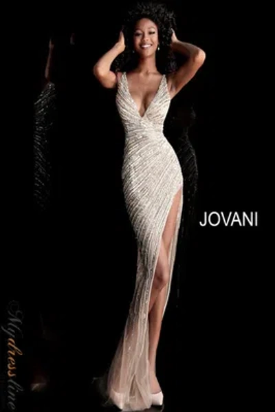 Pre-owned Jovani 63405 Evening Dress Lowest Price Guarantee Authentic In Light-blue