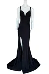 Jovani Black Maxi Evening Gown