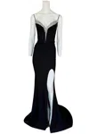 Jovani Black Maxi Evening Gown