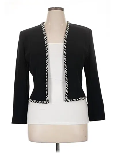 Pre-owned Jovani Blazer Jacket In Black