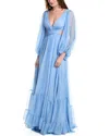 Jovani Chiffon Gown In Blue