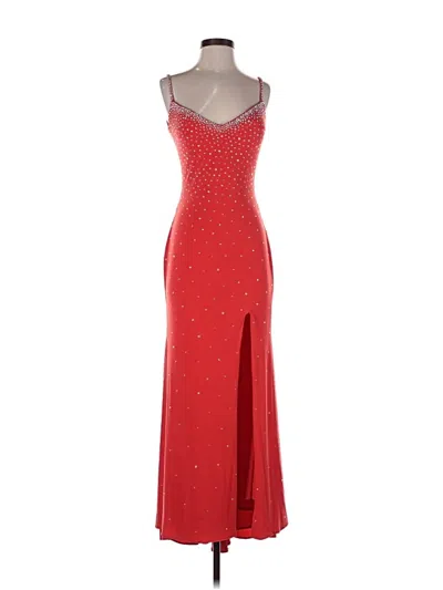 Pre-owned Jovani Cocktail Dress In Red