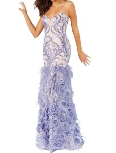 Jovani Couture Gown In Lavender In Purple