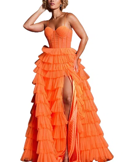 Jovani Dresses Orange