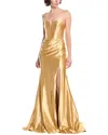 Jovani Emerald Gown In Yellow