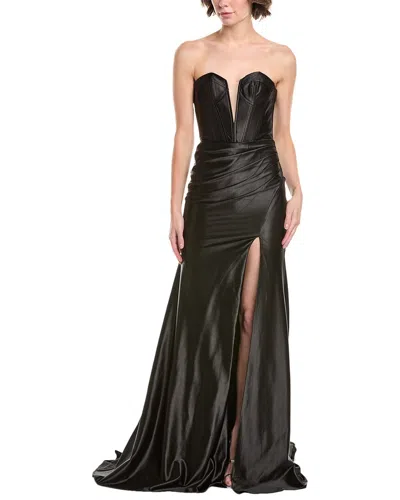Jovani Emerald Gown In Black