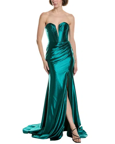 Jovani Emerald Gown In Green