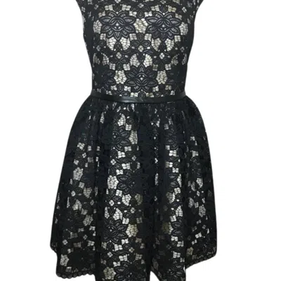 JOVANI FLORAL LACE DRESS