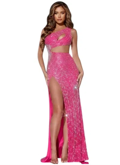 Jovani Julia Long Formal Prom Dress Gown In Pink