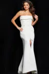 Jovani Jvn39244 Fitted Long Evening Formal Dress In White