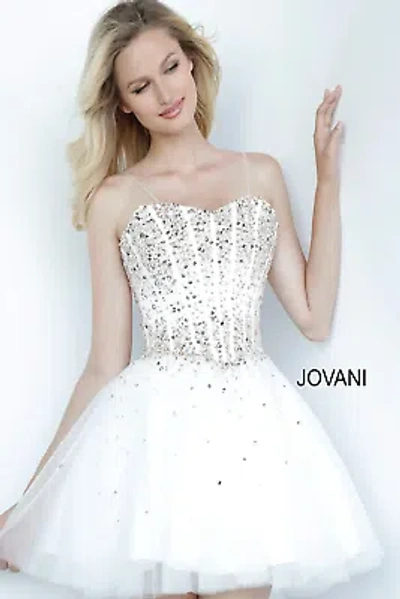 Pre-owned Jovani K62533 Evening Dress Lowest Price Guarantee Authentic In Blue
