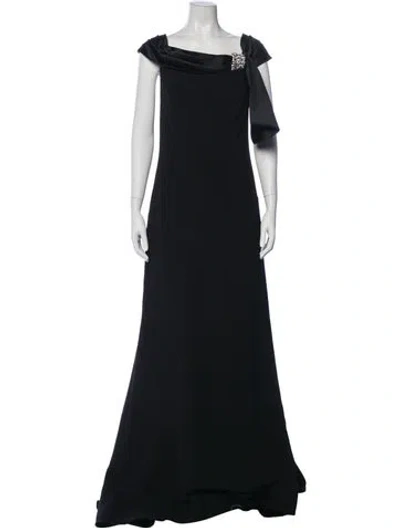 Pre-owned Jovani Off-the-shoulder Long Dress In Multi