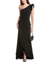 Jovani One-shoulder Gown In Black
