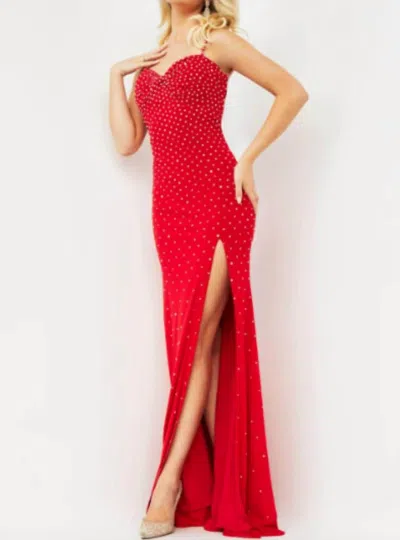 Jovani Red Evening Gown