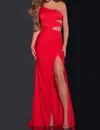 Jovani Red Maxi Evening Gown