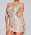 Jovani 400610 Beaded Sequin Short Cocktail Dress