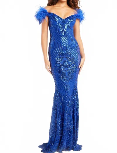 Jovani Sweetheart Neckline Prom Dress In Royal In Blue