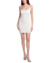 Jovani Solid Mini Dress In White