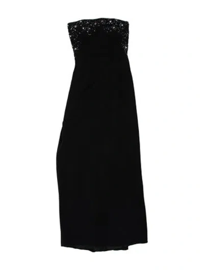 Pre-owned Jovani Strapless Long Dress In Multi