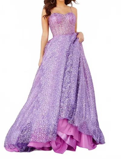 Jovani Sweetheart Prom Dress In Purple