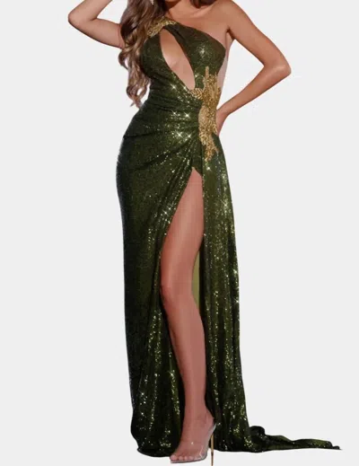 Jovani Theresa Gown In Green