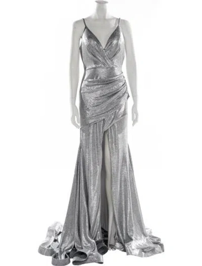Pre-owned Jovani V-neck Long Dress