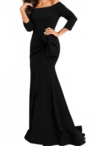 Jovani Women's Fit And Flare Dress In Black