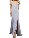 Jovani Women's Formal Dress In Taupe In Gray