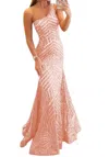 Jovani Women's Hayden Gown In Iridescent Light Pink In Pink