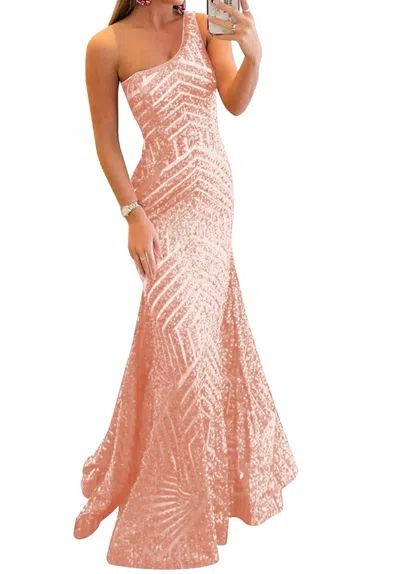 Jovani Women's Hayden Gown In Iridescent Light Pink
