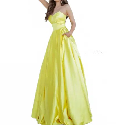 Jovani Women's Prom Dress In Yellow