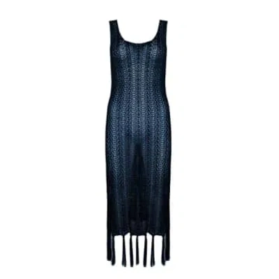 Jovonna Frans Knitted Dress In Black