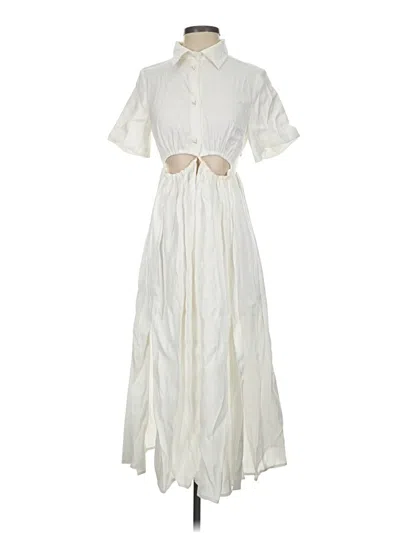 Pre-owned Jovonna London Casual Dress In Ivory