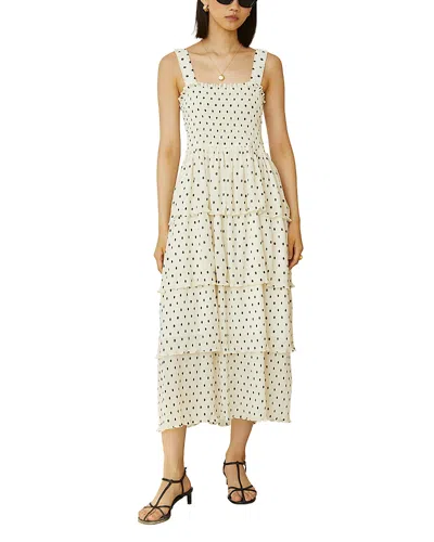 Jovonna London Sira Midi Dress In White