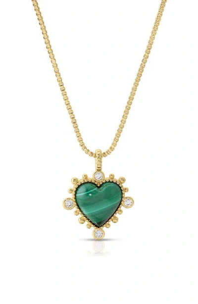 Joy Dravecky Heavenly Heart Pendant Necklace In Gold