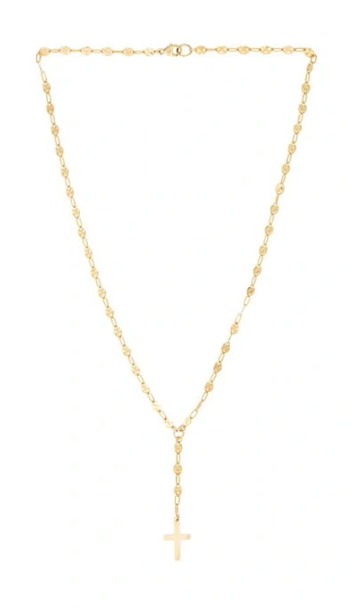 Joy Dravecky Jewelry Slay All Day Lariat Necklace In Gold