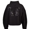 Joy-es Women's Black Camouflage Cardigan In Black