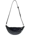 Joy Gryson Pleated Crescent Shoulder Bag In Black