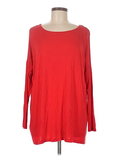 Pre-owned Joy Joy 3/4 Sleeve T-shirt In Red