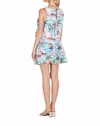 Joy Joy Back Zip Sleeveless Top In Seaside Blue In Blue