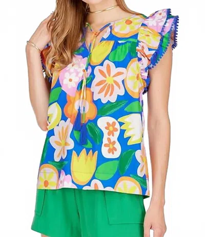 Joy Joy Bold Gardens Top In Multi