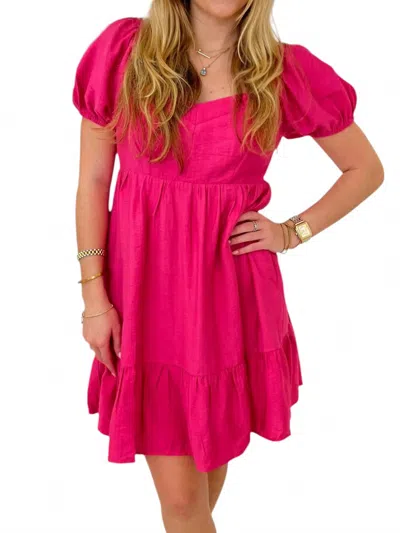 Joy Joy Britt Mini Dress In Pink