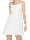 Joy Joy Bustier Dress In White In White