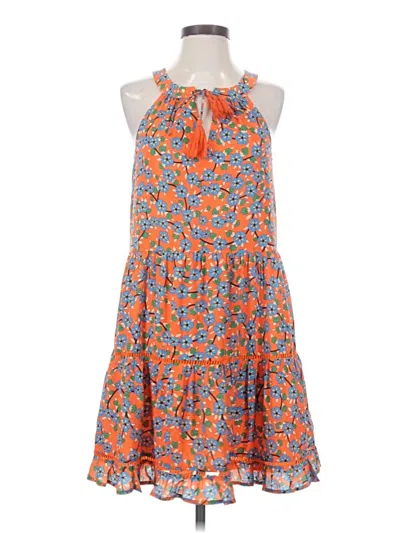 Pre-owned Joy Joy Casual Dress In Orange